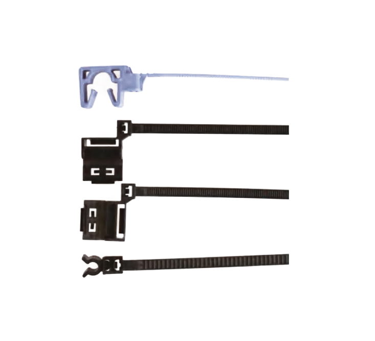 1-Piece Fixing Ties With Wire Clip